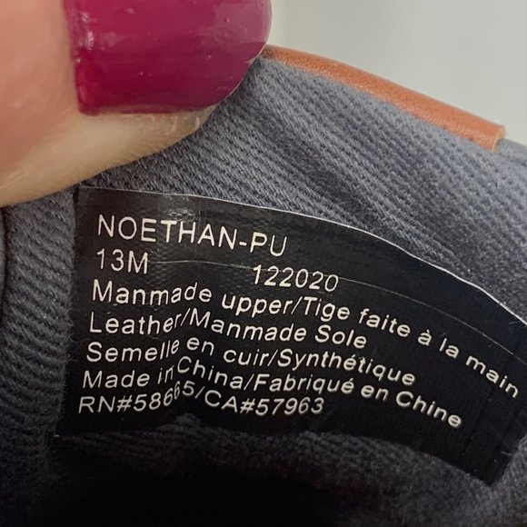 Nordstrom Noethan Grey Boys Boat Slip-On Shoes Size 13M - Picture 8 of 9